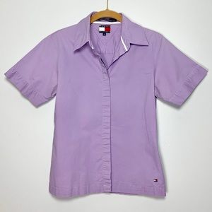 Tommy Hilfiger Ladies Purple Button Down